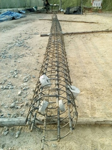 โครงเหล็กเสาเข็ม โครงเหล็กเสาเข็ม